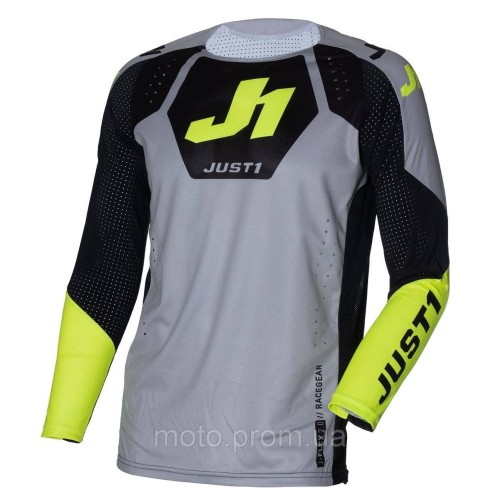 Джерсі Just1 Jersey J-flex 2.0 District Grey Yellow Fluo Black (S)