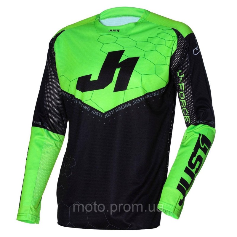 Джерсі Just1 Jersey J-force Hexa Green Fluo Black (XL)
