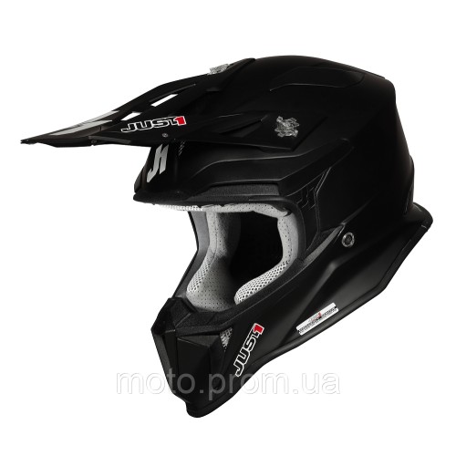 Мотошолом Just1 J18 Solid Black - Matt (XS)