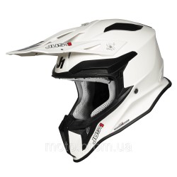 Мотошолом Just1 J18 Solid White - Gloss (M)