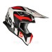 Мотошолом Just1 J18 Virtual Fluo Red - White - Matt (S)