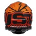 Мотошолом Just1 J39 Poseidon Fluo Orange Red Black (XS)