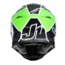 Мотошолом Just1 J39 Thruster Black White Fluo Green (M)