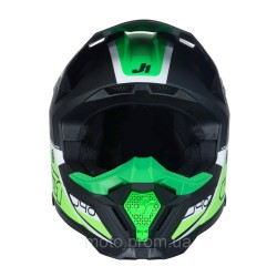 Мотошолом Just1 J40 Flash Fluo Green White Black (L) Мотошолом Just1 J40 Flash Fluo Green White Black (L)