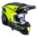 Мотошолом Just1 J40 Shooter Camo Yellow Fluo Black (L)