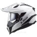 Мотошолом LS2 MX701 Explorer Solid White (L)