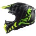 Мотошолом LS2 MX703 C X-Force Barrier Hi-Viz Yellow Green (XL)
