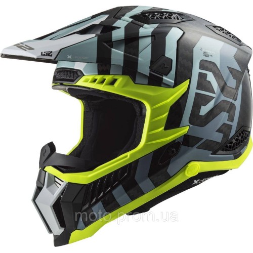 Мотошолом LS2 MX703 C X-Force Barrier Sky Blue (L)