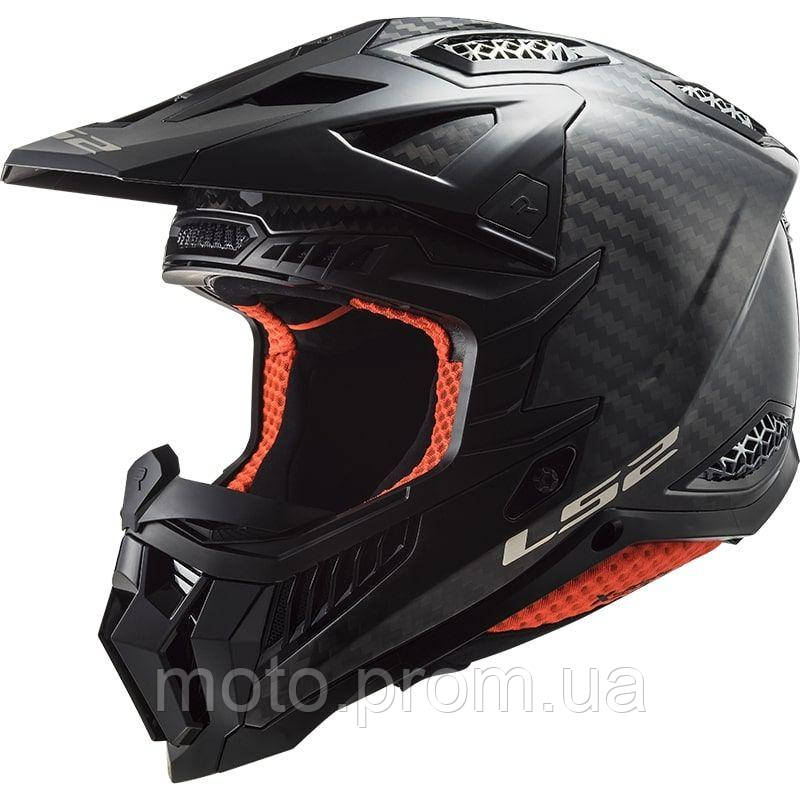 Мотошолом LS2 MX703 C X-Force Gloss Carbon (3XL)