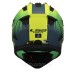 Мотошолом LS2 MX708 Fast 2 Duck Matt Hi-Vis Green Hi-Vis Yellow (M)