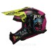 Мотошолом LS2 MX708 Fast 2 Gorilla Purple H-V Yellow (L)