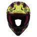 Мотошолом LS2 MX708 Fast 2 Gorilla Purple H-V Yellow (M)