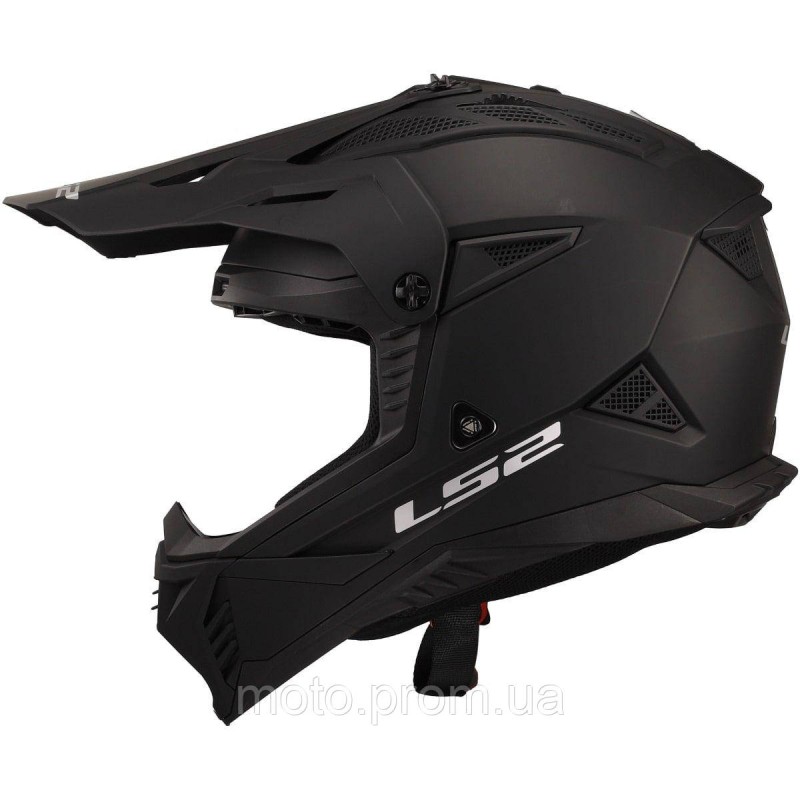 Мотошолом LS2 MX708 Fast 2 Solid Matt Black (M)