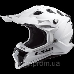 Мотошолом LS2 MX700 Subverter Evo Single Mono Gloss White (L) Мотошолом LS2 MX700 Subverter Evo Single Mono Gloss White (L)