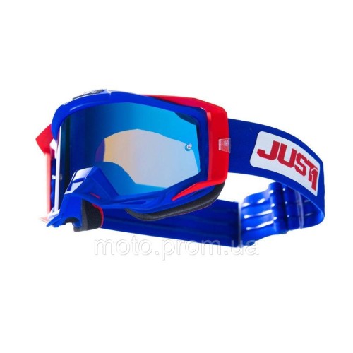 Окуляри Just1 Iris 2.0 Suit Blue - Red - White Mirror Blue Lens