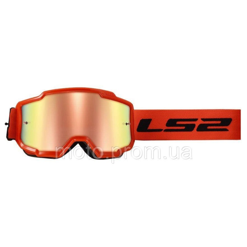 Окуляри LS2 Charger Goggle Hi-Vis Orange With Iridium Visor