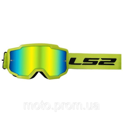 Окуляри LS2 Charger Goggle Hi-Vis Yellow with Iridium Visor