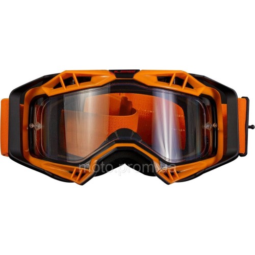 Окуляри LS2 Aura Enduro Series Goggle Black Hi-Vis Orange with Clear Visor