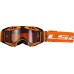 Окуляри LS2 Aura Enduro Series Goggle Black Hi-Vis Orange with Clear Visor