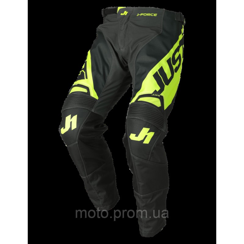 Штани Just1 J-Force Vertigo Pants Grey - Yellow Fluo (32)