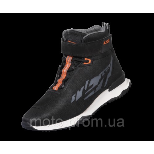 Мотовзуття LS2 Acrux Man Boots Black Hi-Vis Orange (45)