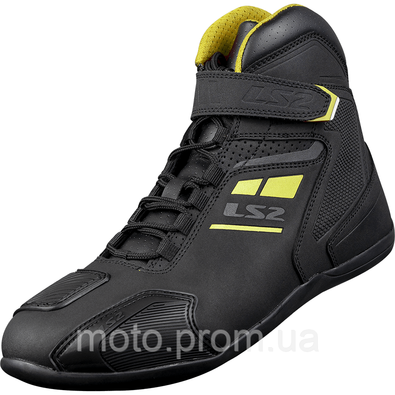 Мотовзуття LS2 Garra Man Boots Black Hi-Vis Yellow (42)