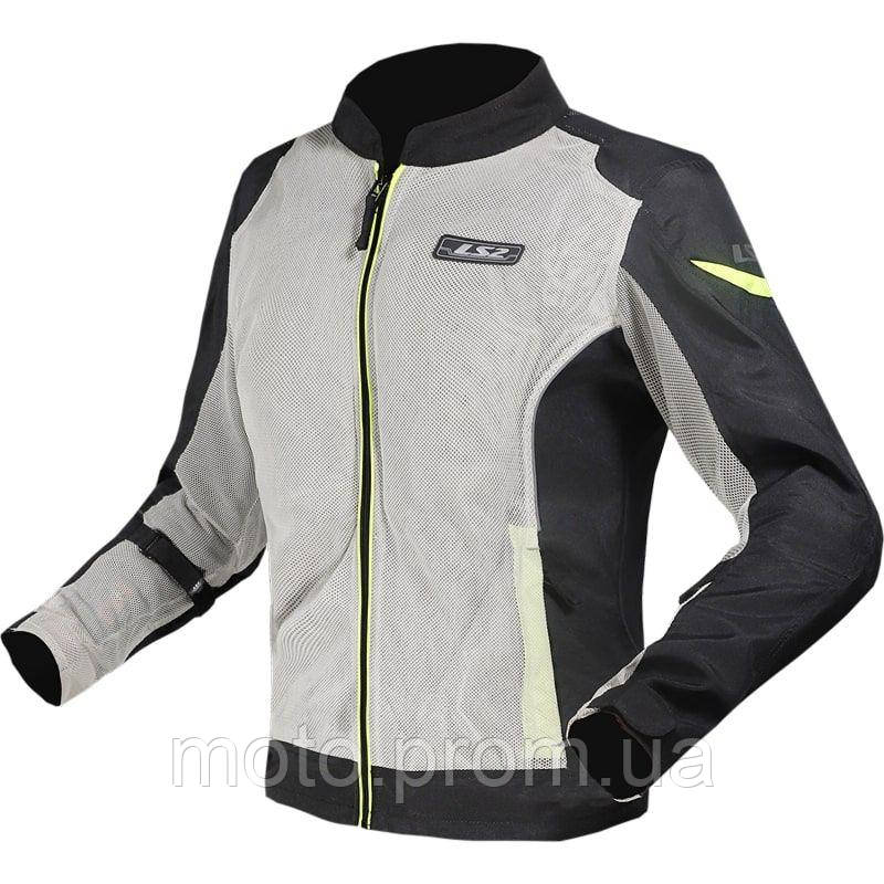 Куртка жіноча LS2 Airy Evo Lady Jacket Black Grey Yellow (XS)