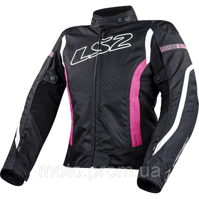 Куртка жіноча LS2 Gate Lady Jacket Black Pink (XS)