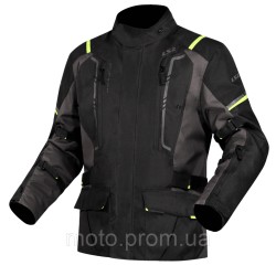 Куртка жіноча LS2 Narvik Lady Jacket Grey Black Hi-Vis Yellow (M)