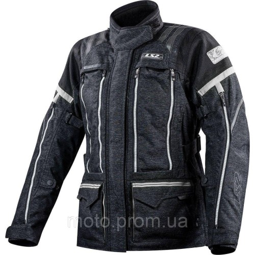 Куртка жіноча LS2 Nevada Lady Jacket Black Dark Grey (XS)