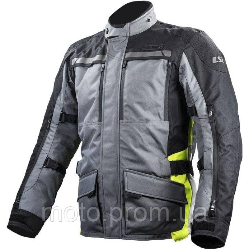 Куртка LS2 Lance Man Jacket Grey Black Yellow (M)