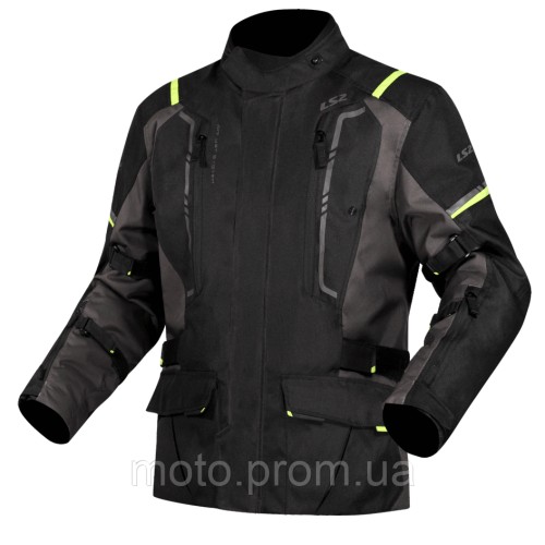 Куртка LS2 Narvik Man Jacket Grey Black Hi-Vis Yellow (M)