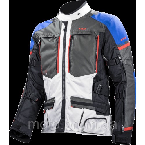 Куртка LS2 Norway Man Jacket Blue Black Grey Red (XL)
