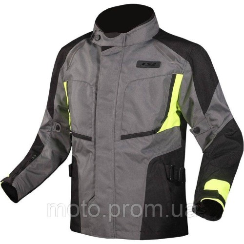 Куртка LS2 Phase Man Jacket Grey Black Yellow (S)
