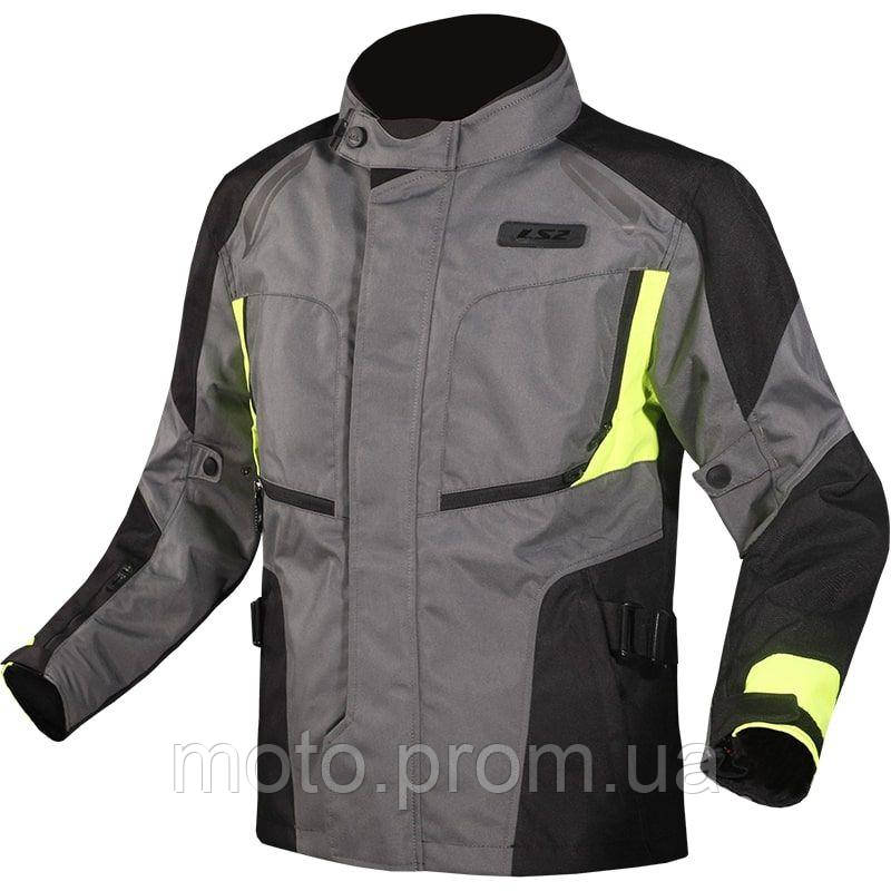 Куртка LS2 Phase Man Jacket Grey Black Yellow (S)