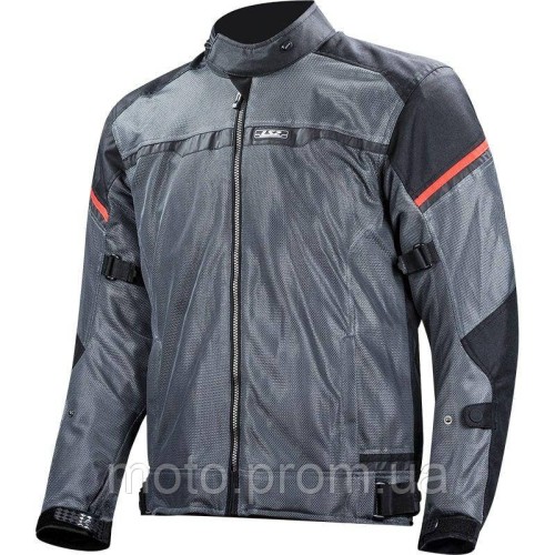 Куртка LS2 Riva Man Jacket Black Dark Grey Red (S)