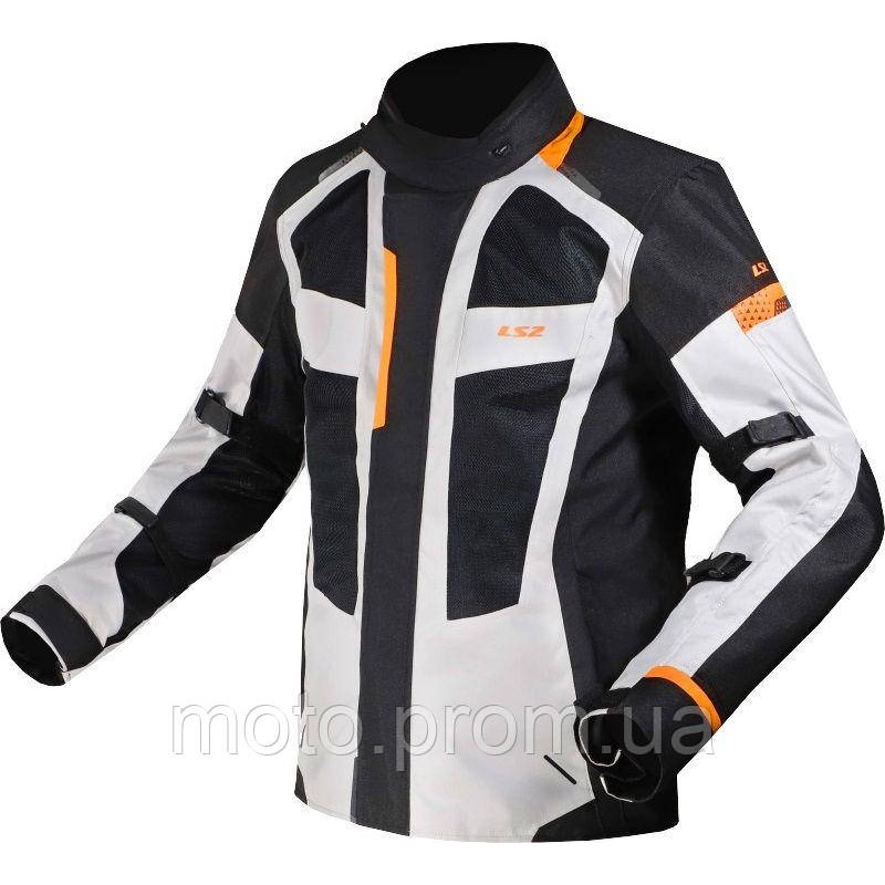 Куртка LS2 Scout Man Jacket Black Grey Orange (L)