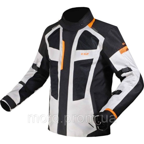 Куртка LS2 Scout Man Jacket Black Grey Orange (XL)