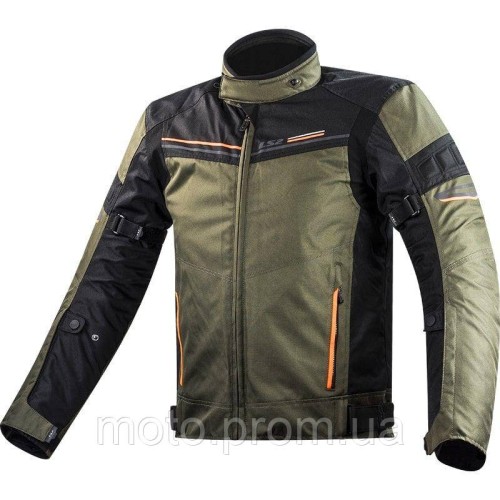 Куртка LS2 Shadow Man Jacket Khaki Black Hi-Vis Orange (S)