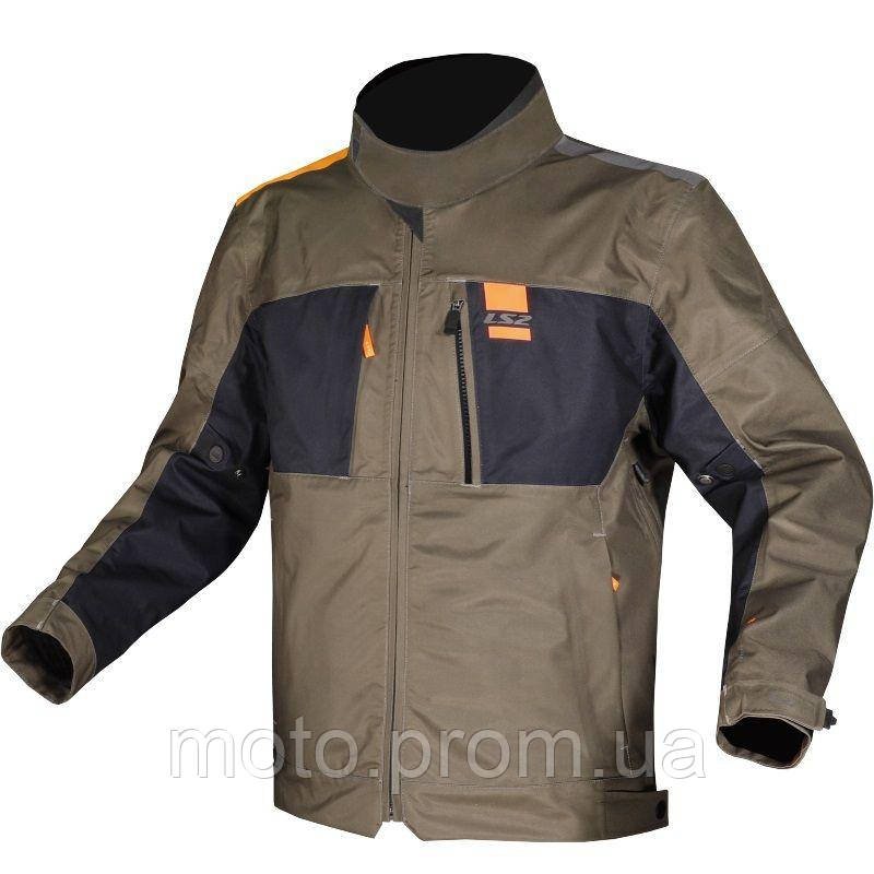 Куртка LS2 Titanium Man Jacket Green Blue Hi-Vis Orange (L)