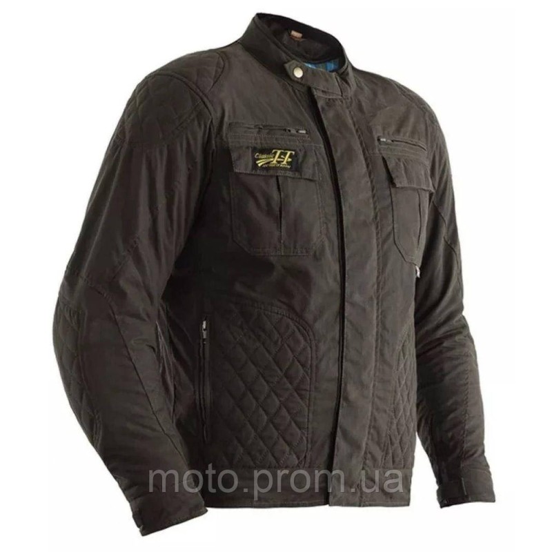 Куртка RST IOM TT Classic III Short CE Jacket Waxed Cotton Green (M)