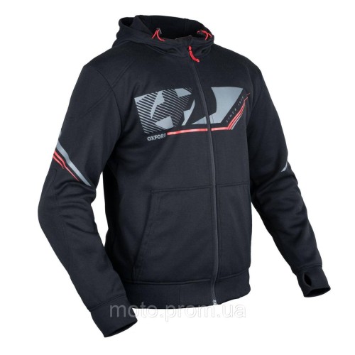 Мото кофта Oxford Super Hoodie 2.0 MS Sports Black (M)