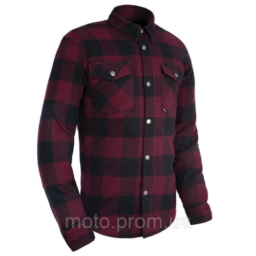 Мото куртка (сорочка) Oxford Kickback 2.0 MS Shirt Red (L)
