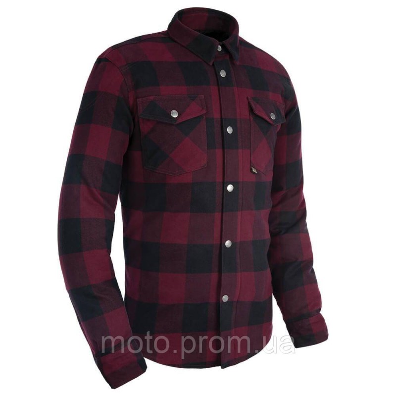 Мото куртка (сорочка) Oxford Kickback 2.0 MS Shirt Red (L)