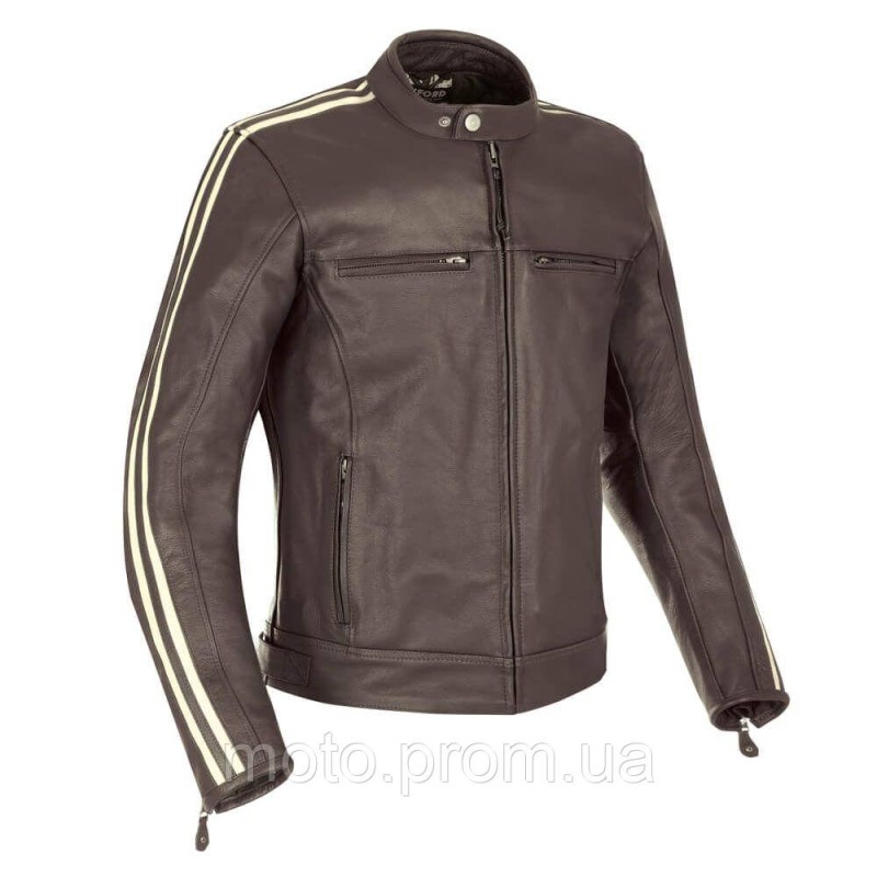 Куртка Oxford Bladon MS Leather Jacket Brown (S)