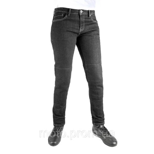 Мотоджинси Oxford Jean Slim WS Black (12, Стандартні)