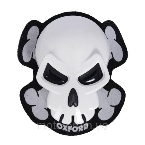 Слайдери Слайдери Oxford Skull Knee Sliders White