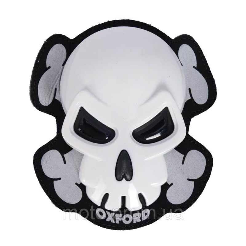 Слайдери Слайдери Oxford Skull Knee Sliders White