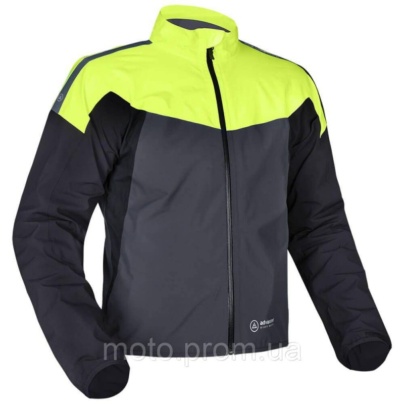 Куртка дощовик Oxford Rainseal Pro MS Jkt Gry/Blk/Fluo (XL)