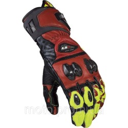 Моторукавички LS2 Feng Racing Gloves Red Hi-Vis Yellow (L)